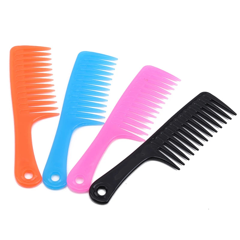 Ensemble brosse et peigne à dents larges - Brosse à cheveux légère et  peigne pour femmes et enfants Brosse à cheveux facile à tenir pour cheveux  mouillés ou secs, fins, bouclés, 1
