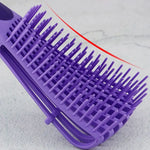 brosse demelante incurvé