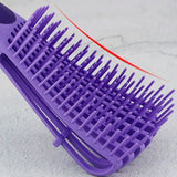 brosse demelante incurvé