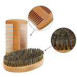 Brosse à Barbe en Poils de Sanglier