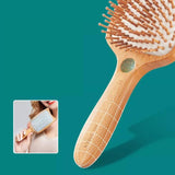 brosse cheveux large en bois